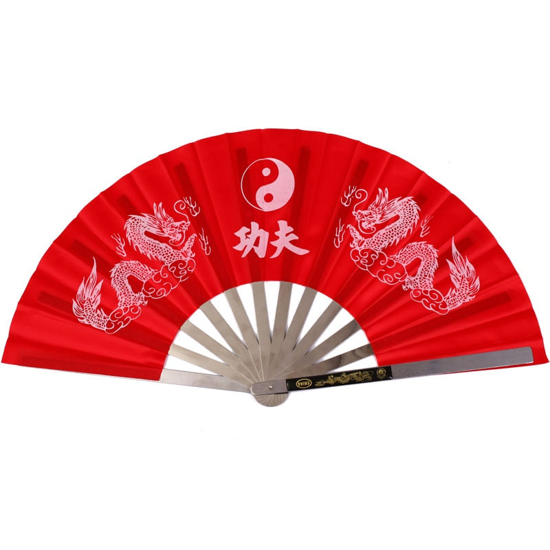 Kung Fu Tai Chi dragon Steel Fan