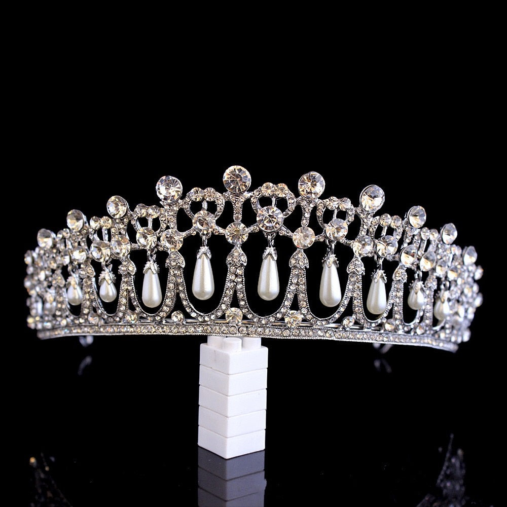 Princess Diana Silver Crystal Crown