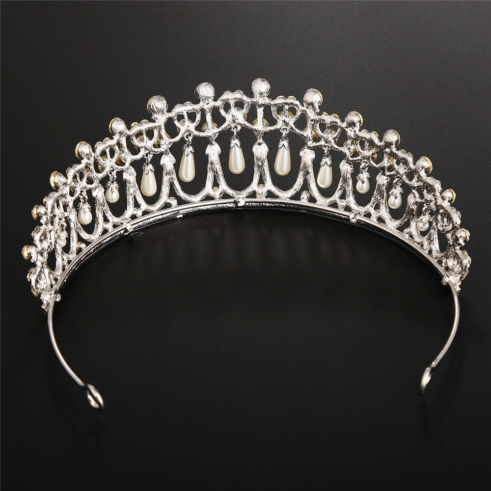 Princess Diana Silver Crystal Crown