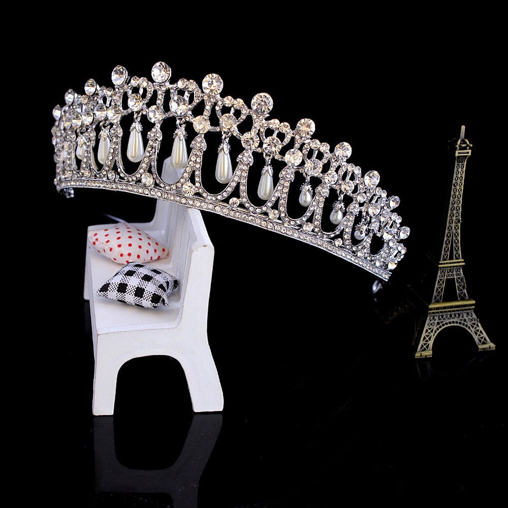 Princess Diana Silver Crystal Crown