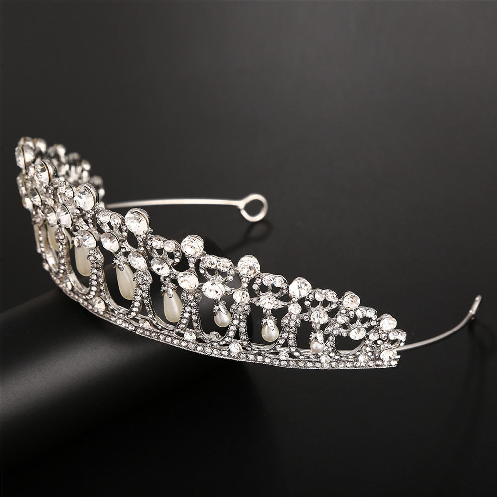 Princess Diana Silver Crystal Crown