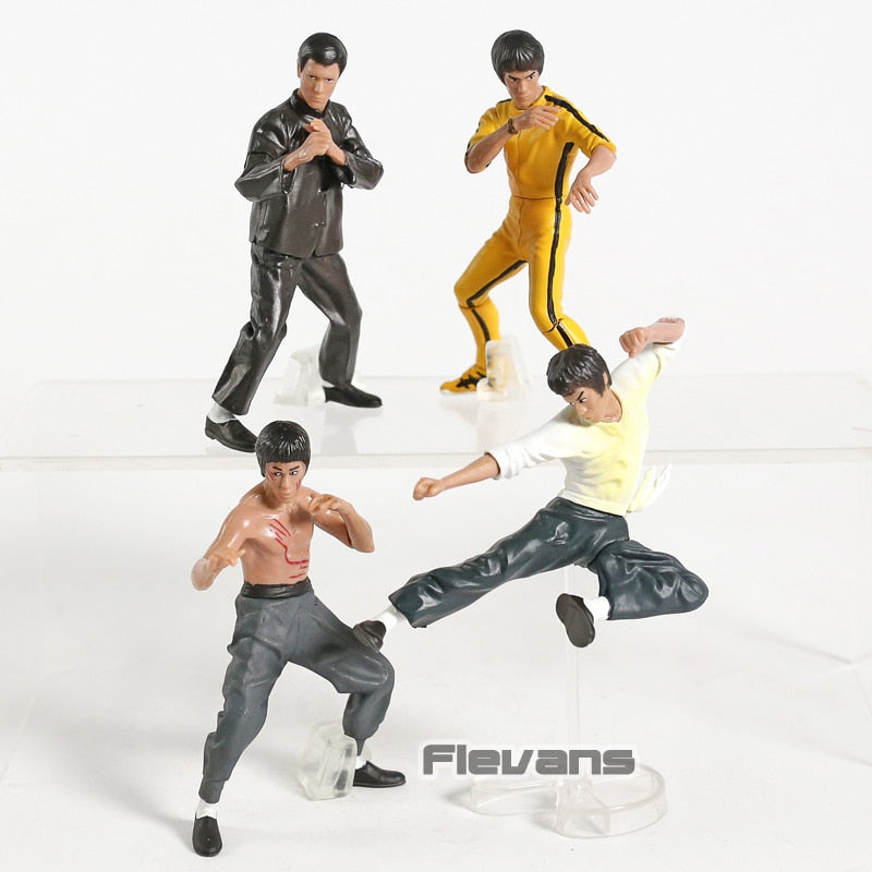 Bruce Lee Figurine 4pcs Set