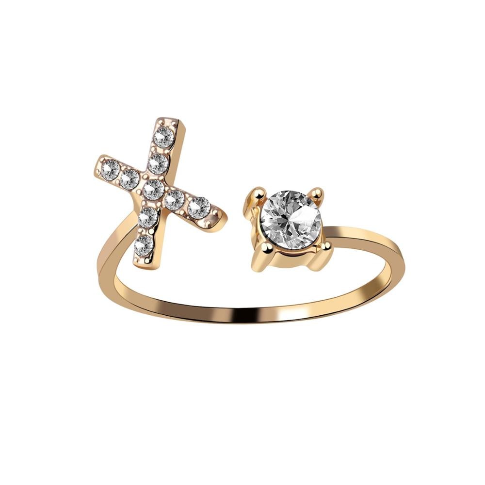 Alphabet Letter Women Adjustable Ring