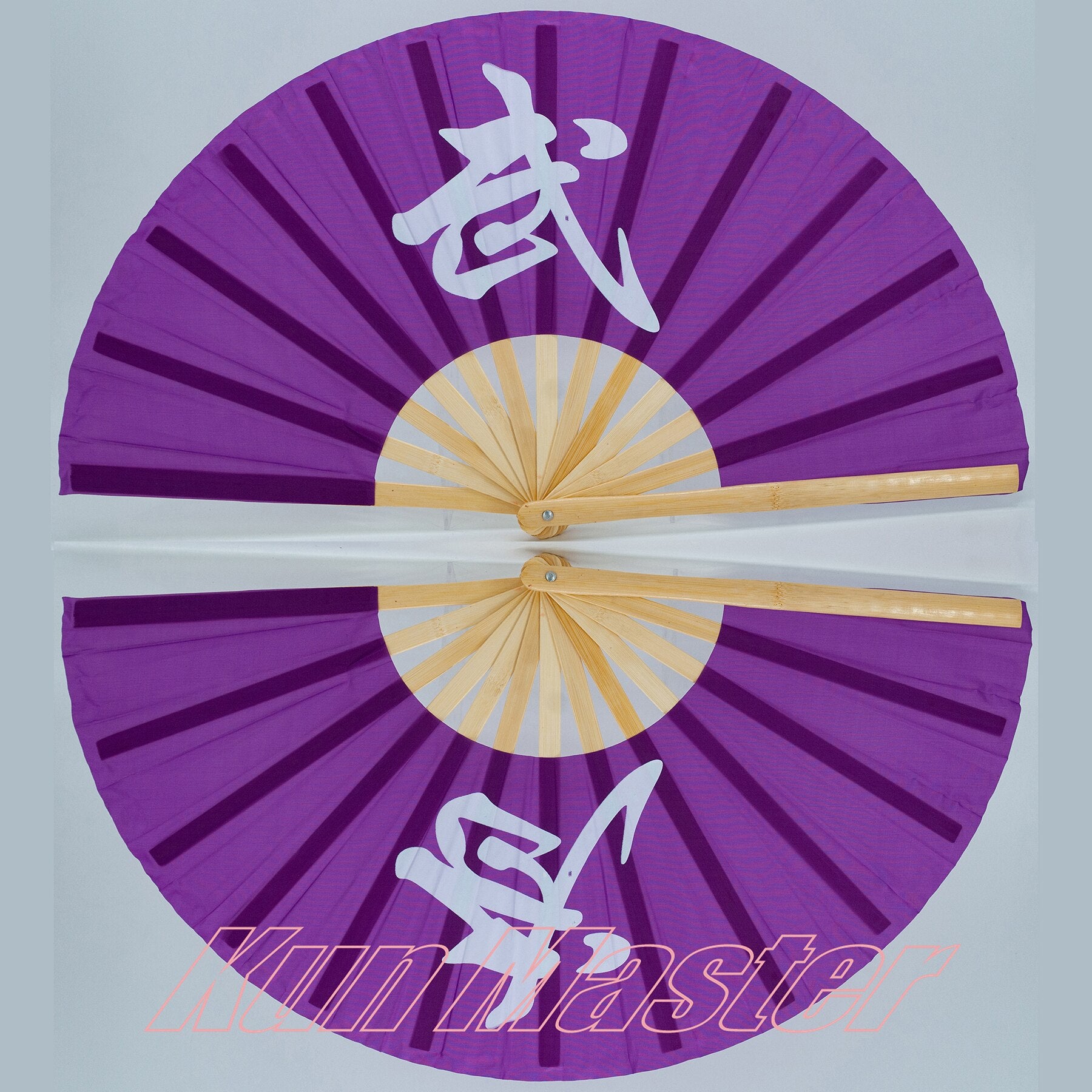 Hapivida Tai-Chi Fan Edelstahl - Kampfsport Fächer Rot 64cm Für Tanz & Training