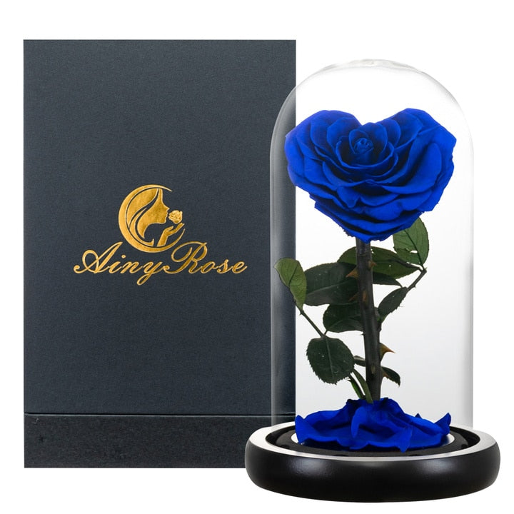 Eternal Preserved Roses In Glass