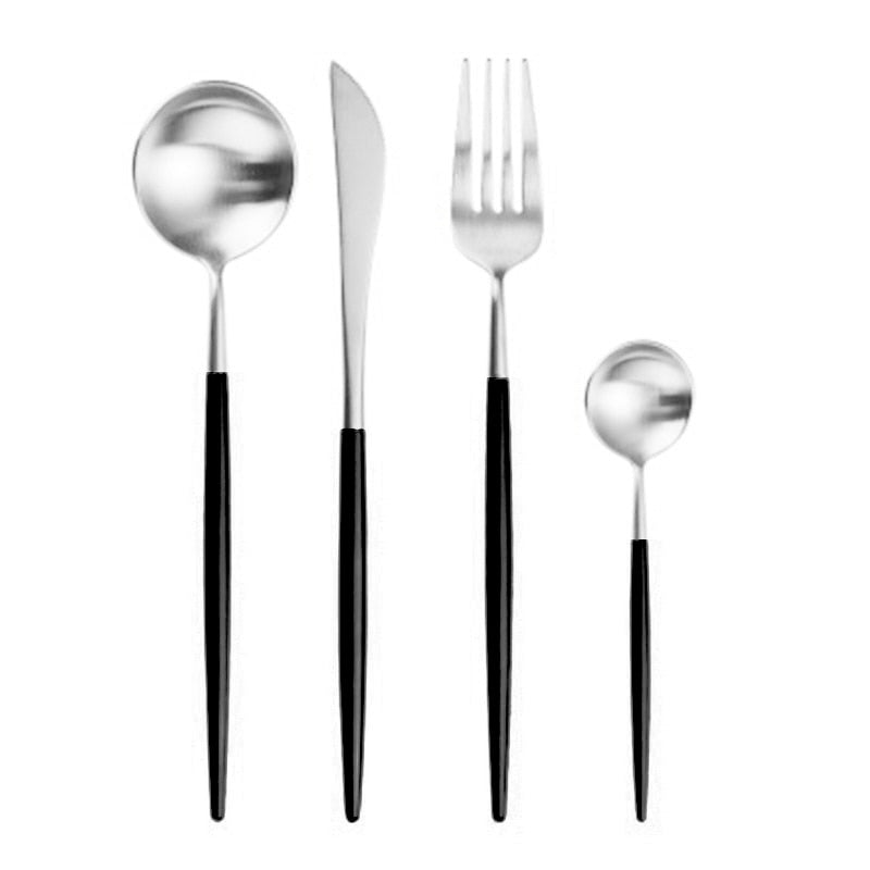 Rose Gold Tableware Stainless Steel Set Cutlery