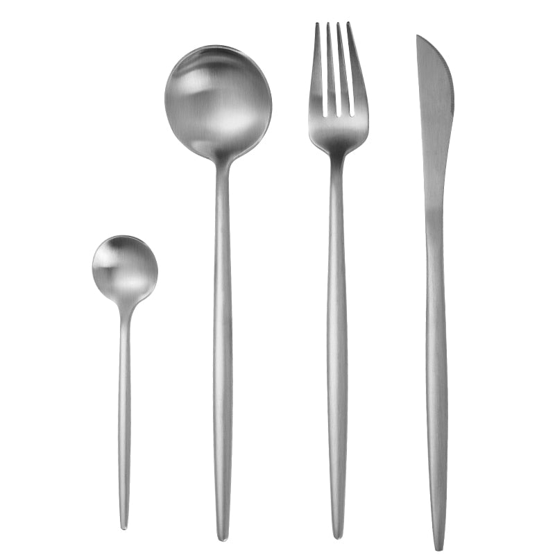 Rose Gold Tableware Stainless Steel Set Cutlery