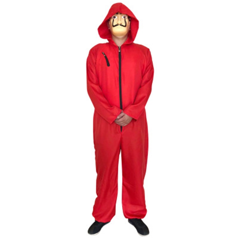 Money Heist Red Bank Robber Cosplay Costume