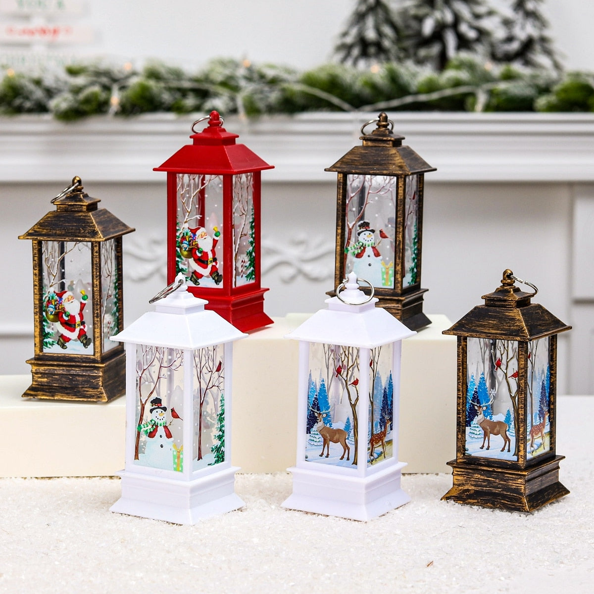 Christmas Lantern Light Christmas Decorations