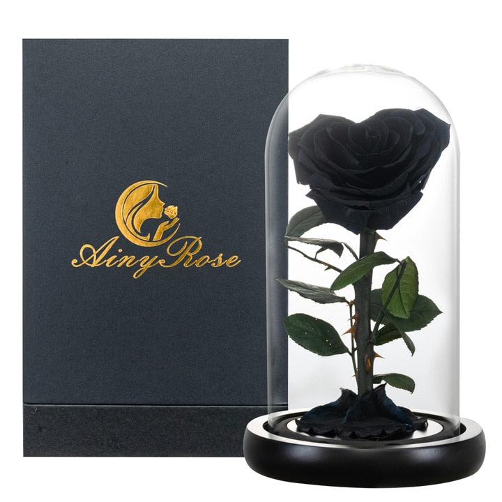 Eternal Preserved Roses In Glass