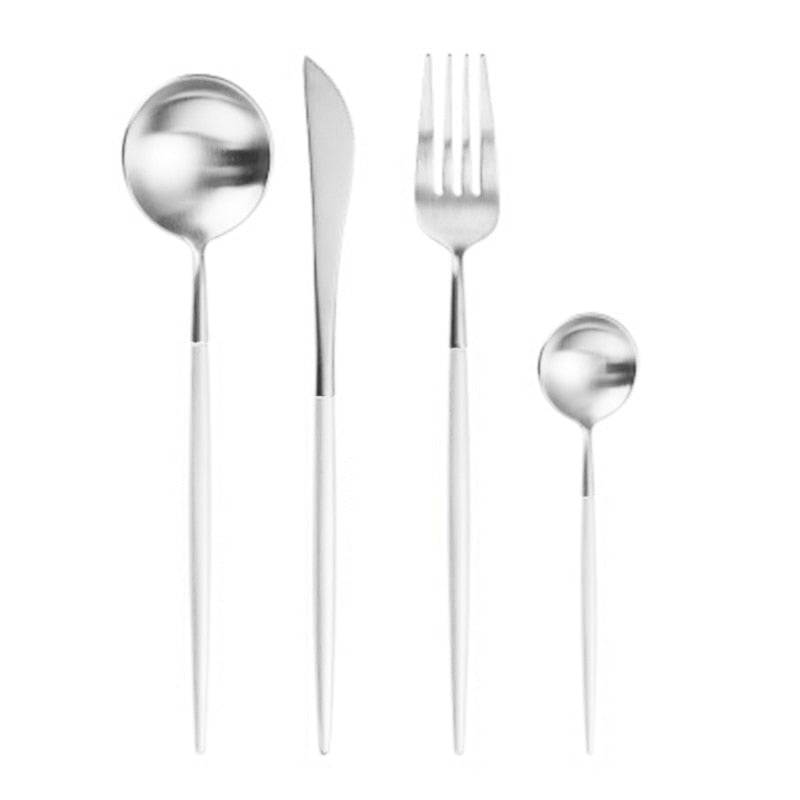 Rose Gold Tableware Stainless Steel Set Cutlery