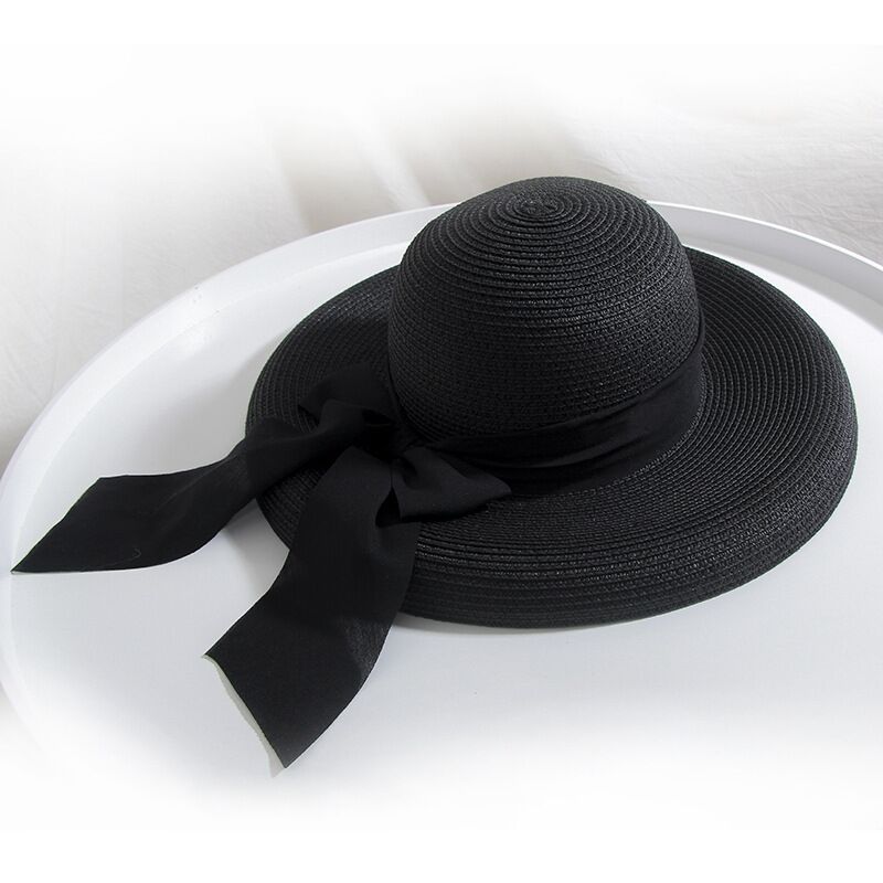 Women Summer Big Bow Sun Hat