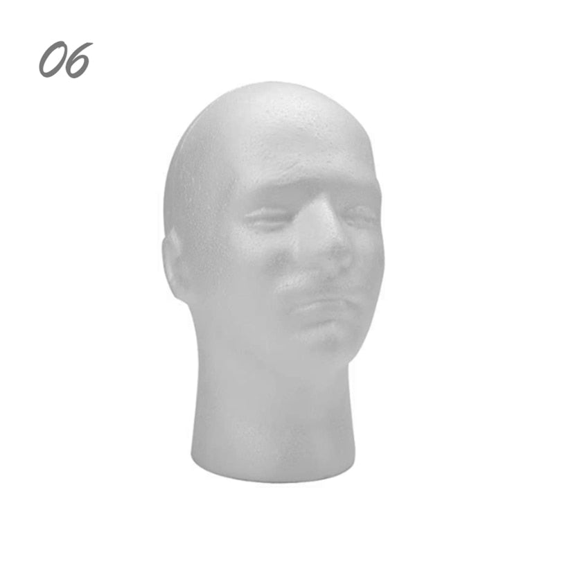 Shop Display Foam Mannequin Head