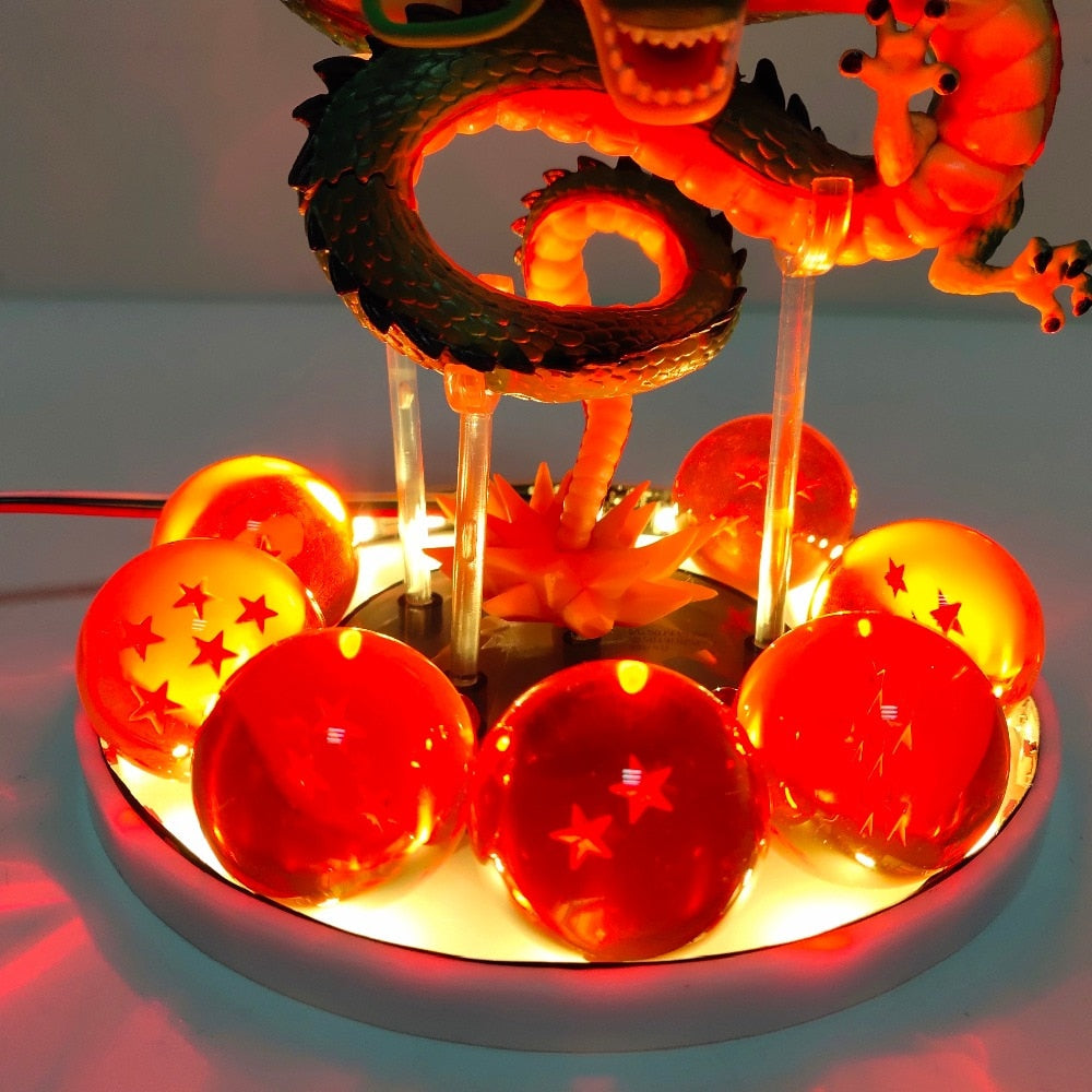 Shenlong Shenron With Dragon Balls Led Dragon Ball Z Figurine