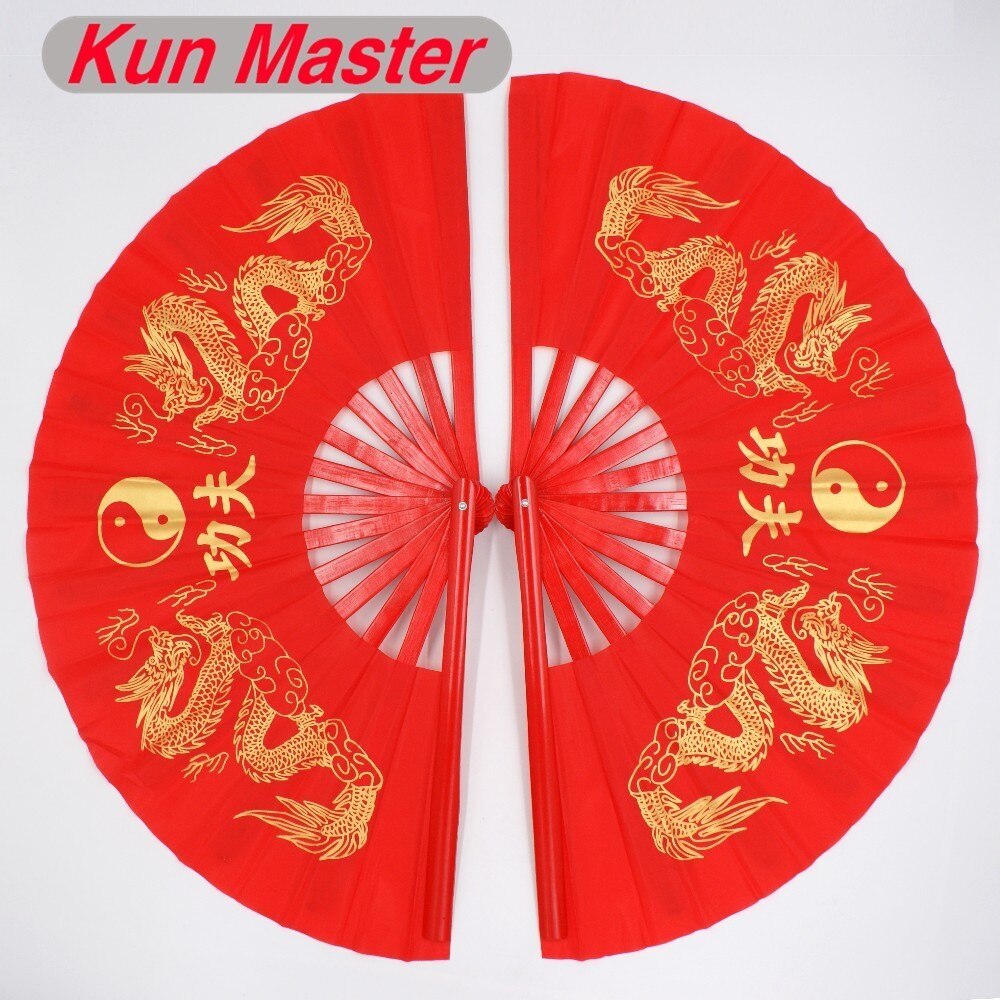 Bamboo Plastic Kung Fu Tai Chi Fan