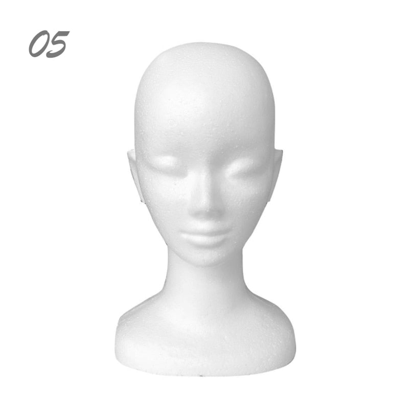 Shop Display Foam Mannequin Head