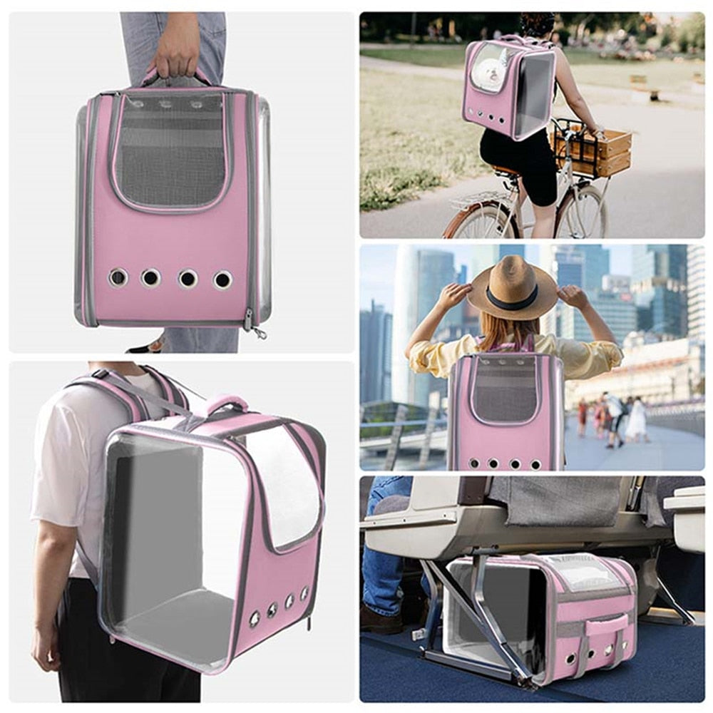Cat / Pet Carrier Rucksack Breathable Bag