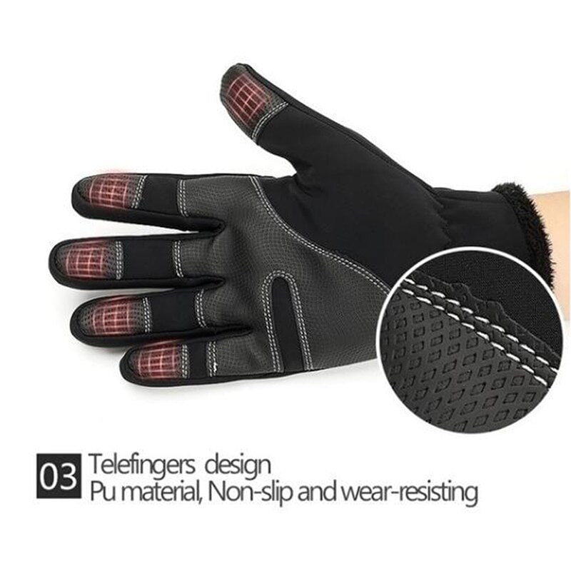 Thermal Winter Waterproof Touch Screen Gloves