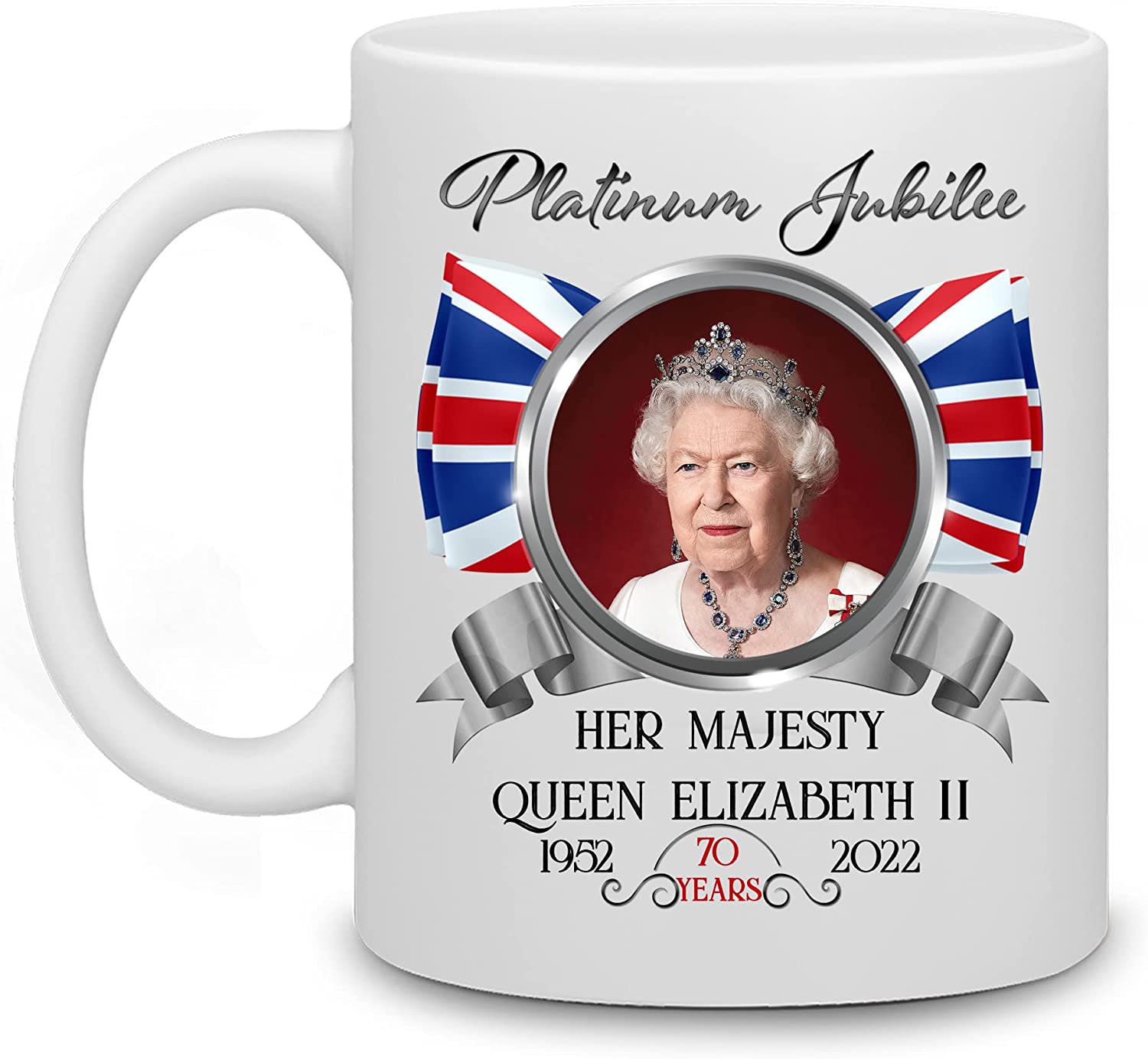 Queen Elizabeth II Platinum Jubilee Coffee Mug