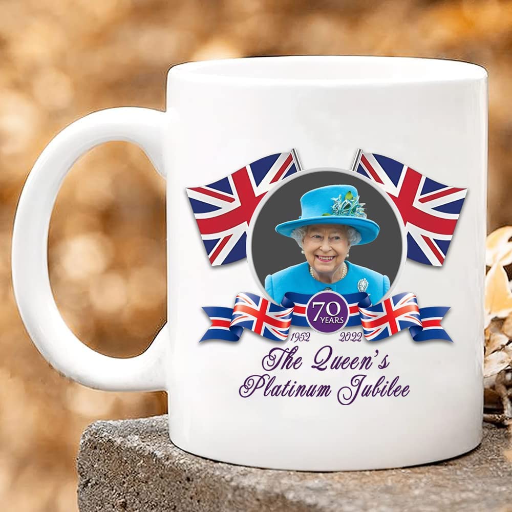 Queen Elizabeth II Platinum Jubilee Coffee Mug