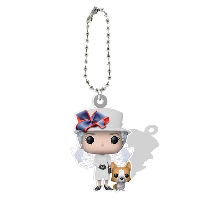 Queen Elizabeth 2D Keyrings