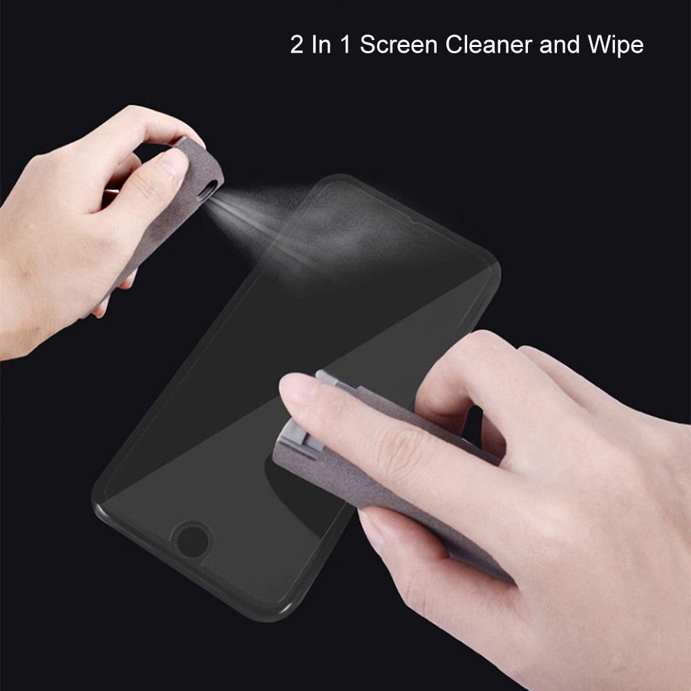 2 In 1 Phone Screen Cleaner Spray