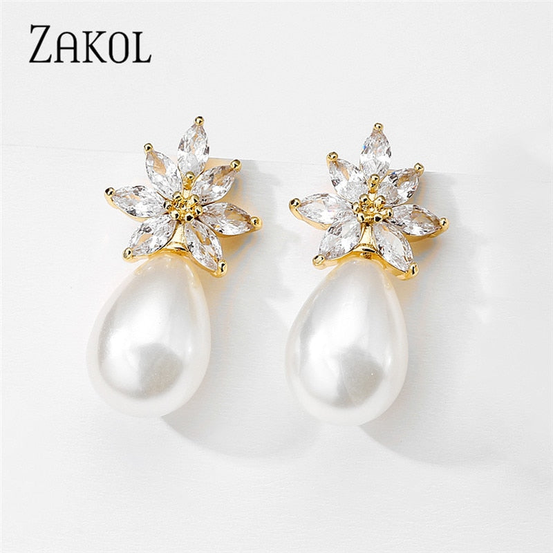 Pearl Stud Earrings