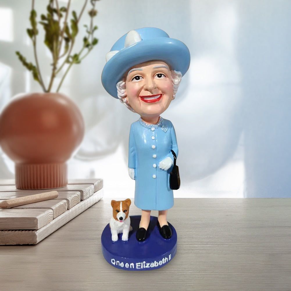 Queen Elizabeth II Table Resin Decorations