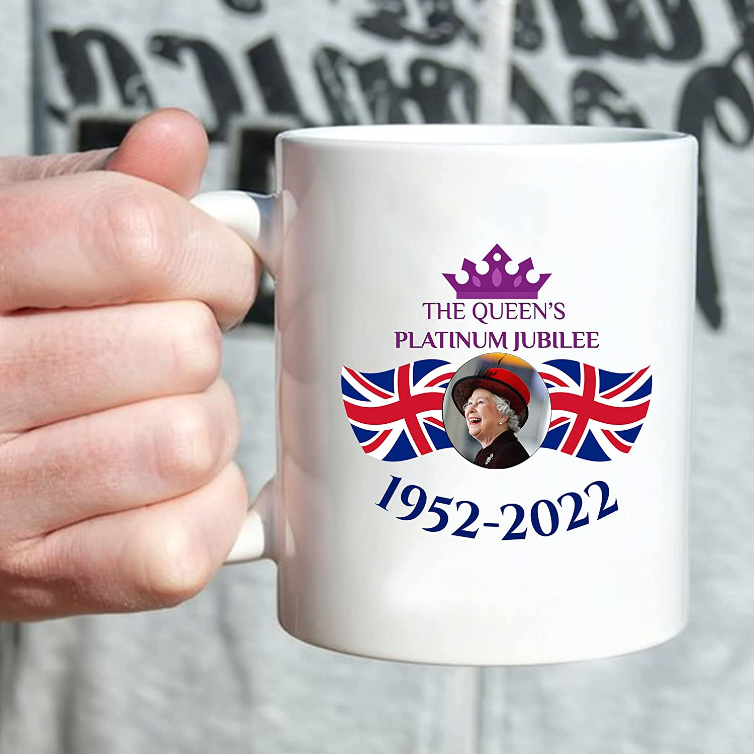 Queen Elizabeth II Platinum Jubilee Coffee Mug