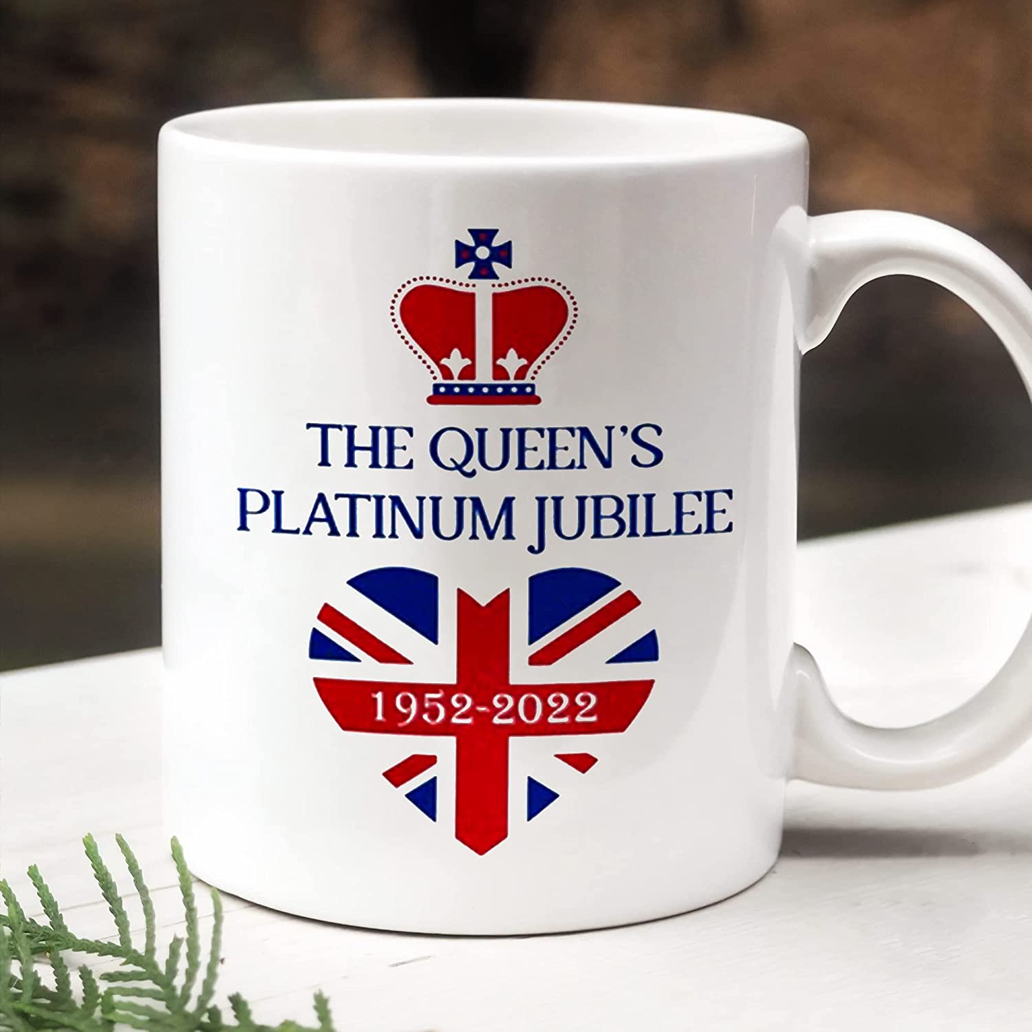 Queen Elizabeth II Platinum Jubilee Coffee Mug