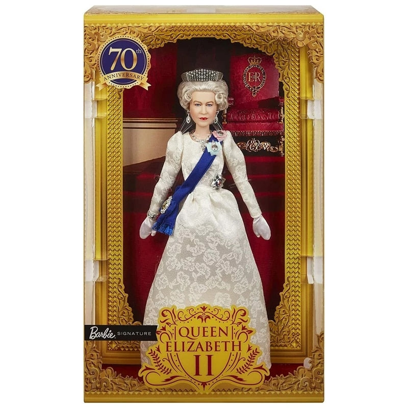 Queen Elizabeth II Collectors Barbie Doll 11.5 Inches