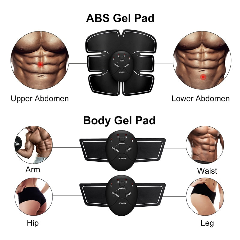 Wireless Muscle Abdominal Stimulator Body Slimming Massager