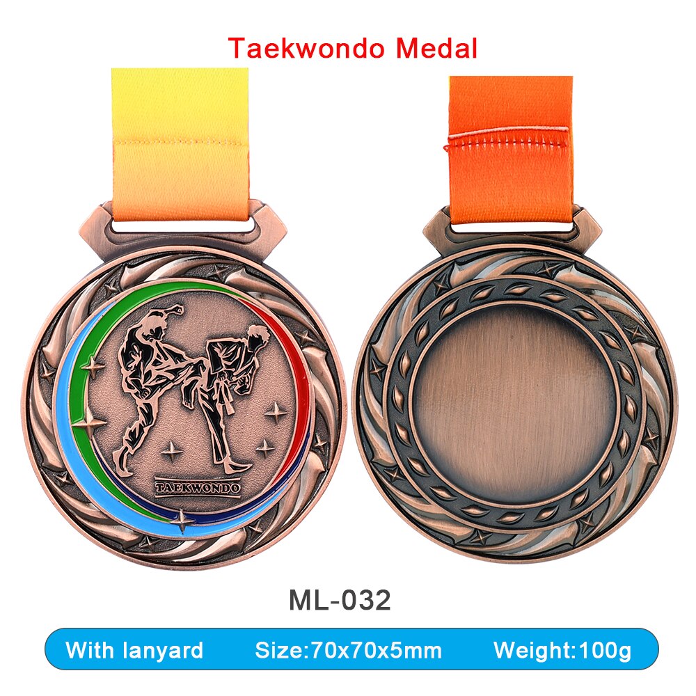 Customised Martial Arts Taekwondo Medal