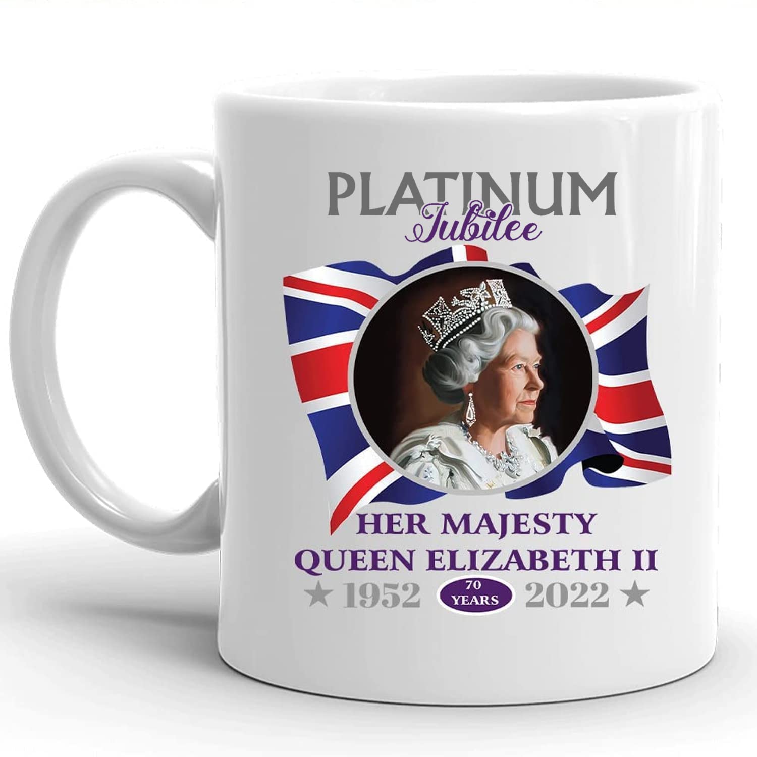 Queen Elizabeth II Platinum Jubilee Coffee Mug