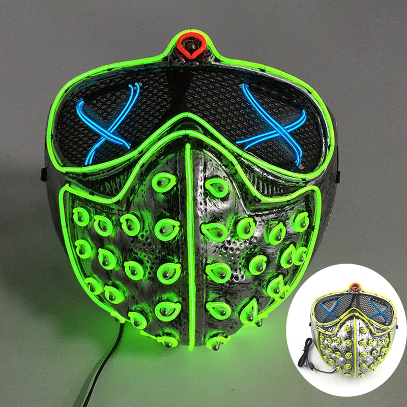 Led Glowing Purge Face Mask