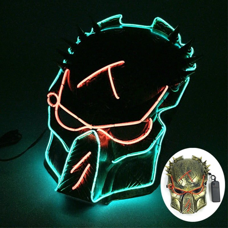 Led Glowing Purge Face Mask