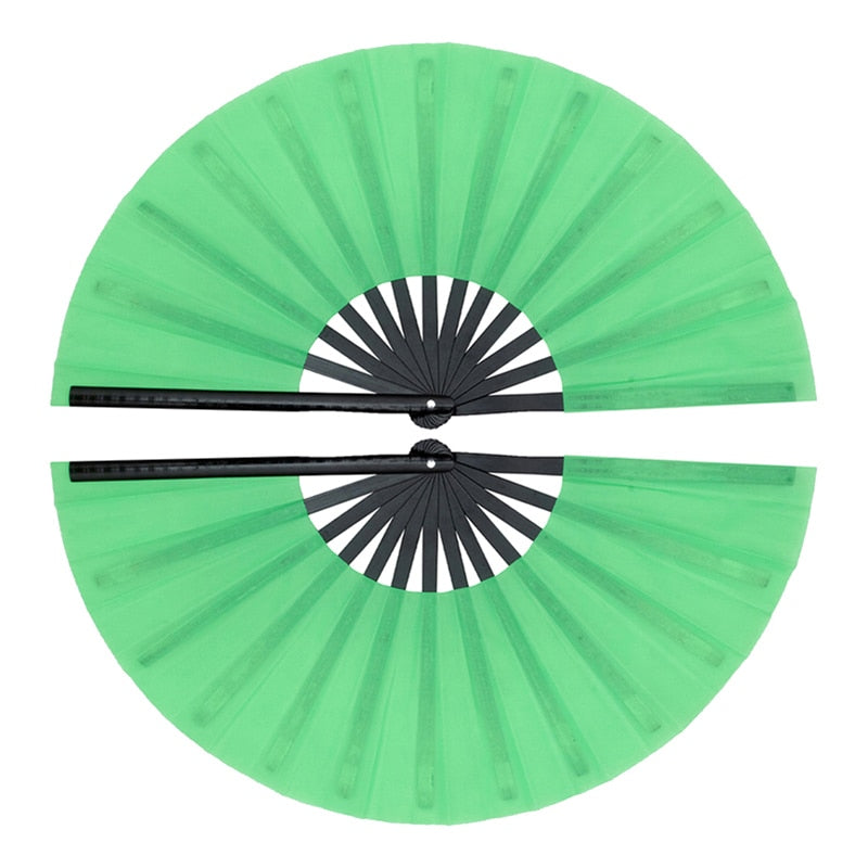 Bamboo Plastic Kung Fu Tai Chi Fan