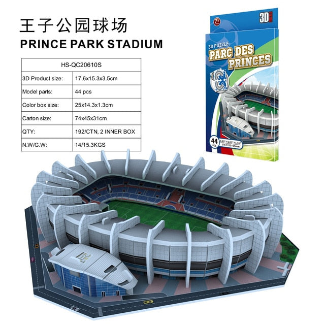 3d Football Stadium Model Jigsaw Puzzle