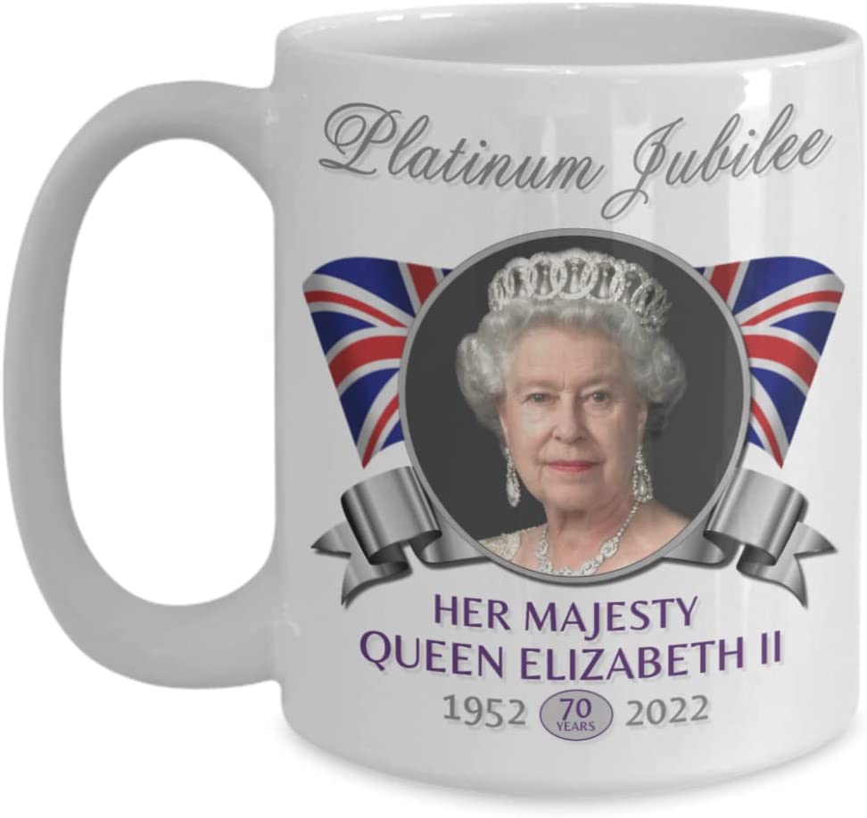 Queen Elizabeth II Platinum Jubilee Coffee Mug