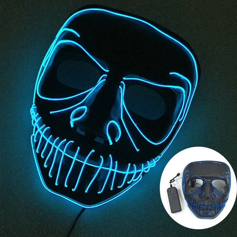 Led Glowing Purge Face Mask