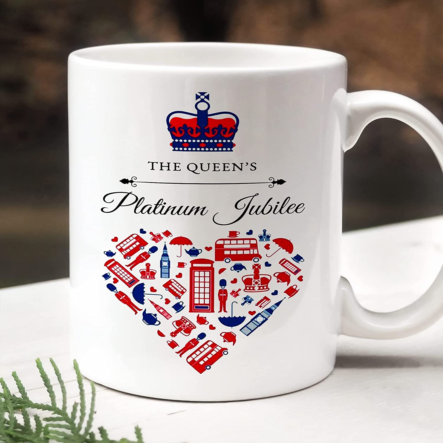 Queen Elizabeth II Platinum Jubilee Coffee Mug