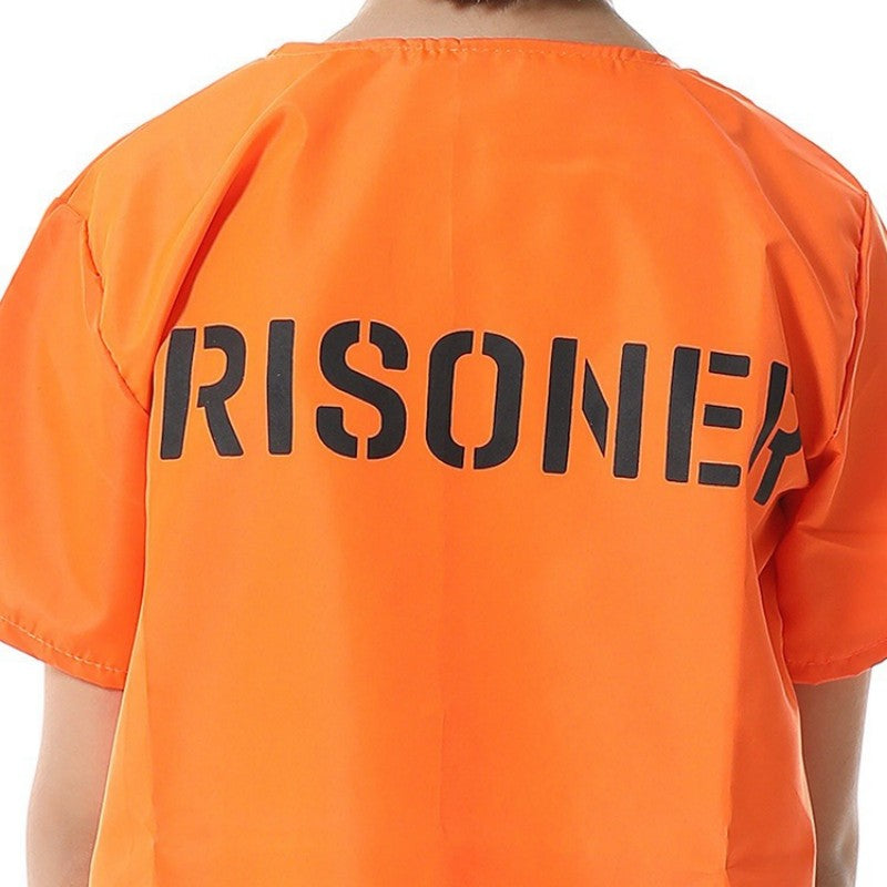 Orange Prisoner Jumpsuit Costume