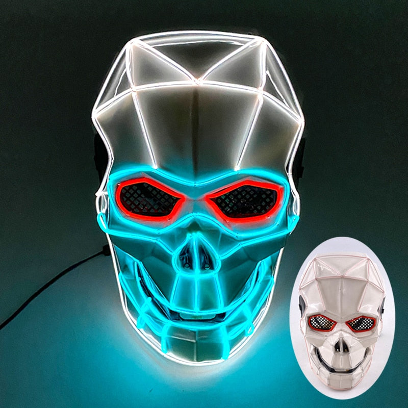 Led Glowing Purge Face Mask