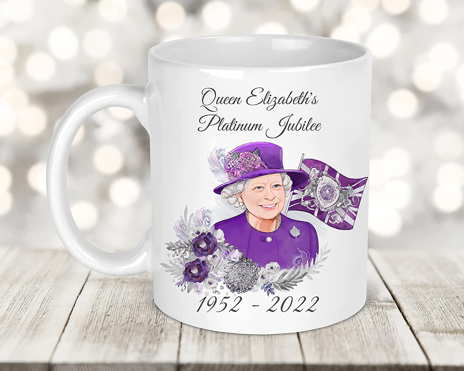 Queen Elizabeth II Platinum Jubilee Coffee Mug