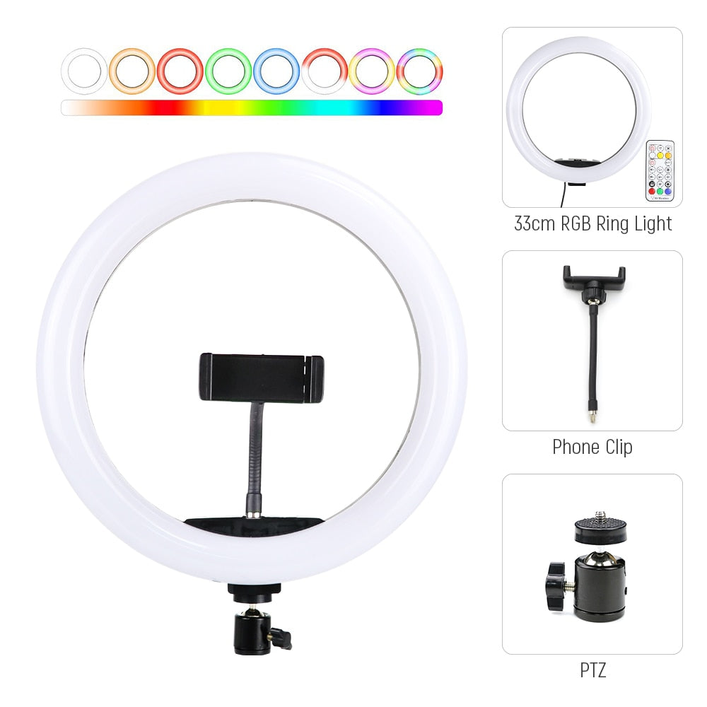 LED Selfie Ring Light With Tripod Stand