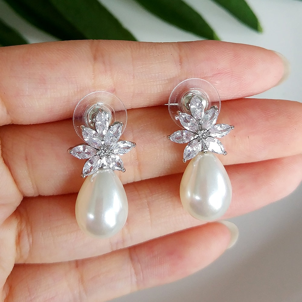 Pearl Stud Earrings