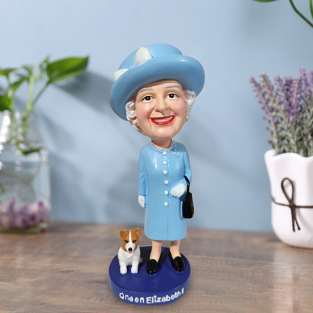 Queen Elizabeth II Table Resin Decorations