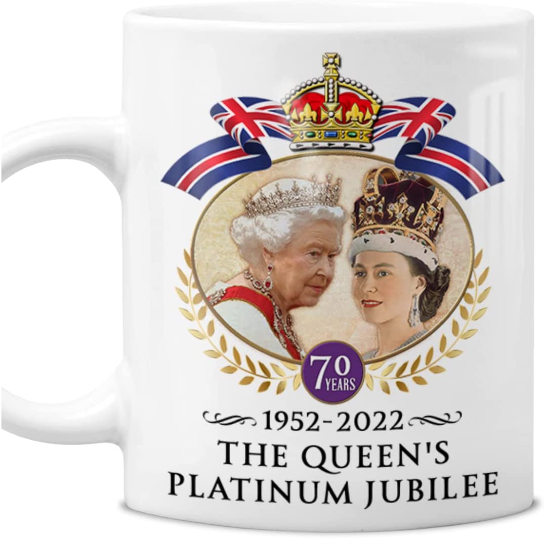 Queen Elizabeth II Platinum Jubilee Coffee Mug