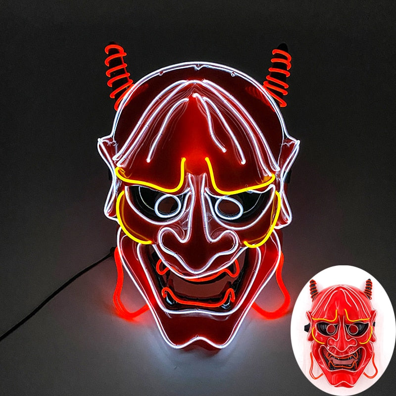 Led Glowing Purge Face Mask