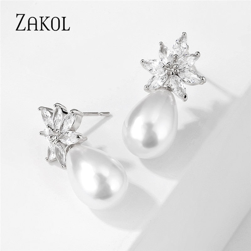 Pearl Stud Earrings